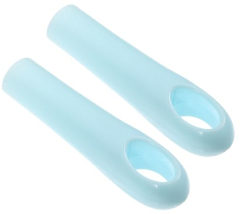 WEKAMOS 2pcs Broom Handle Sleeve Replacement Grip Handle for Sweeping Broom End Cap and Poles