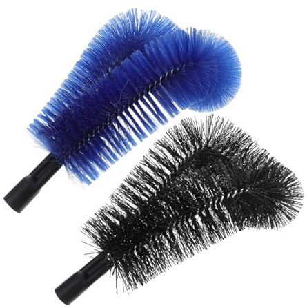 PENIKOKO 2pezzi Testine Spazzola Ricambio Per Pulizia Grondaie Ed Esterni Spazzola Antipolvere e Foglie in Nylon e Acciaio Inossidabile Versatile e Resistente Per Tetto Garage Magazzino