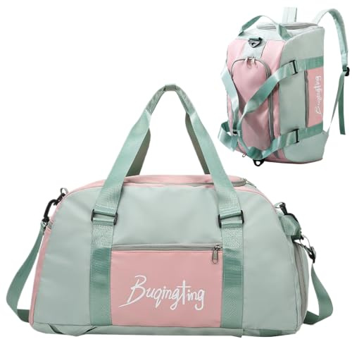 Sporttasche Damen Herren 35L Reisetasche mit Schuhfach und Nassfach Wasserdicht Gym Bag Trainingstasche Schwimmtasche Weekender für Fitness Reise Sauna