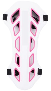 Bågskytte armskydd 1 st dubbelfärgad bågskytte armskydd hållbar silikon underarmsskydd utrustning för utomhusskytte sport armskydd för bågskytte (vit rosa)