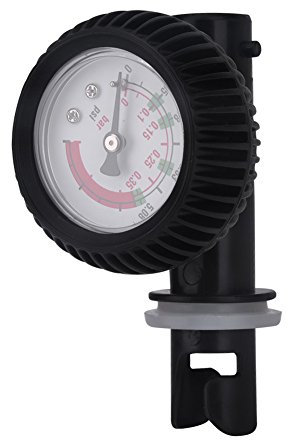 Kayak Air Pressure Gauge Nylon Inflatable Boat Barometer for 0-0.35 BAR 0-5.08 PSI Kayak Raft Accessories