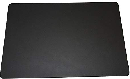 Team Beust Exquisit Schreibunterlage Schreibtischunterlage echt Leder schwarz 70 x 50 cm Rindnappaleder, rutschhemmende Rückseite, abgerundete Ecken