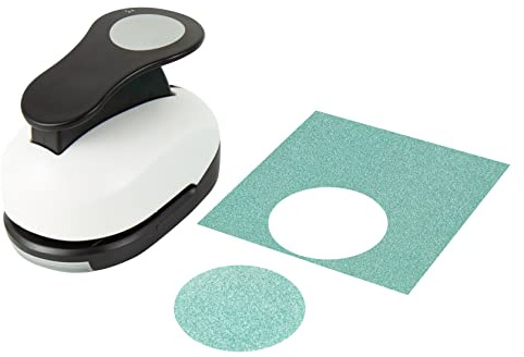 2 Hole Punch Circle Cutter, Paper Circle Craft Punches, Large Anywhere Punch, Whole, Perforadora de Papel, Festival Paper Greeting Card DIY Albums Photos, 2 Inch (50.8mm) Circular