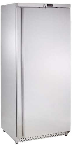 GastroHero Lagertiefkühlschrank SFH60VS | 590 Liter | Profi Gewerbe Gefrierschrank | Edelstahl | Umluftkühlung | -18 bis -22 °C | energieeffizient | abschließbar