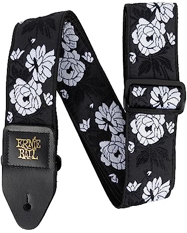 Ernie Ball Jacquard Guitar/Bass Strap - Vanilla Rose