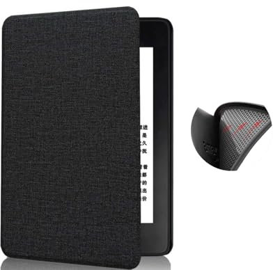 Hülle Für 6 Zoll Kindle Paperwhite 10. Generation (Veröffentlicht im Jahr 2018), TPU Softshell Stoffmuster Leicht und Dünn Schutzhülle mit Automatisch Schlafen/Wach Funktion