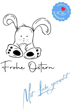 Stempel - Motivstempel - Ostern - Hase - Frohe Ostern