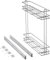 Carrello Portabottiglie Estraibile per Mobile Cucina - Cestello Portabottiglie in Acciaio - Carrello Cucina - Mensola Cucina - Pensile Cucina - Dispensa Cucina (Modulo 15 - Non Ammortizzato)
