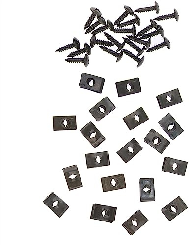 NXLJA Accessori per Il Corpo Metallo Moto Auto Scooter Rivetti Pannello Porta Viti Clip di Fissaggio X20
