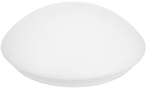 HOLIDYOYO Ceiling Light Cover Replacement Circular Plastic Lampshade with Hole, Round Dome Lamp Shade Protector for Ceiling Lamp Fixture, Sturdy Light Shade Cover for Indoor Use