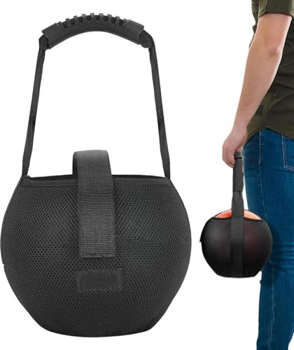 Bowlingtasche – Einball-Tragetasche aus Netzstoff mit Griff, faltbarer Bowling-Rucksack für Männer und Frauen | Robuste und sichere Tasche für Anfänger, Fortgeschrittene Bowlinger, verstaubar