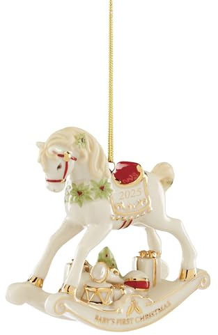 Lenox 897136 2025 - Adorno Vintage de Caballo balancín