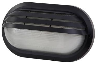 Lindby Applique da esterni dimmerabile (Moderno) colore Nero, applique lampada LED outdoor per facciata/parete terrazzo e balcone