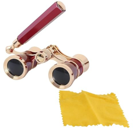 Namvo Portable Telescope Binoculars Magnification for Adults Women in Concert Theater Opera Red