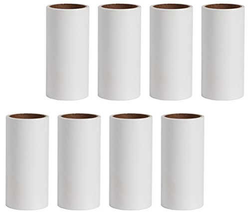 VICASKY 8pcs Reusable Sticky Lint Roller Paper Hair Remover Roller Brush Refill Lint Paper Balls Pet Hair Removal Clothes Cleaning