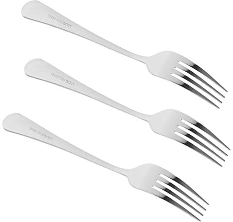 Alipis 3pcs Small Fork Portable Dessert Forks for Household Use for Mixing Wear-Resistant Stainless Steel for Party Dessert and Delicate Fruit Serving