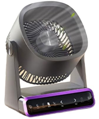 BIGULA USB Piccolo ventilatore da tavolo 120 velocità Tavolo da tavolo portatile silenzioso Regolazione a 330 ° Personals Ventilatore portatile a basso rumore Ricaricabile