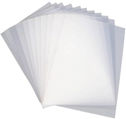 Carta per pellicola di trasferimento DTF 100 fogli A4 A3 Pellicola PET adesiva bifacciale trasparente per fai da te diretto su borse per magliette(A3 100pcs Double Sid)