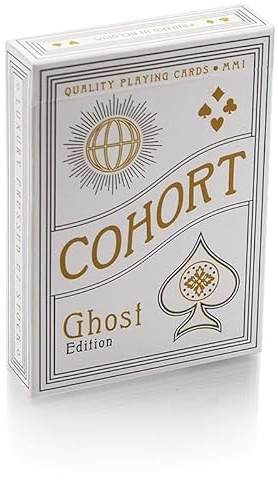 Generico Ellusionist Cohort Ghost Edition, Carte da Gioco di Lusso, Luxury-Pressed E7, Collezione Premium
