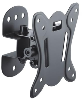 PureMounts® TV-fäste, Vesa 100x100, avstånd från vägg: 7,5 cm, lastkapacitet 25 kg, lutning 3°/-12°, roterande 25°/-25°, svart