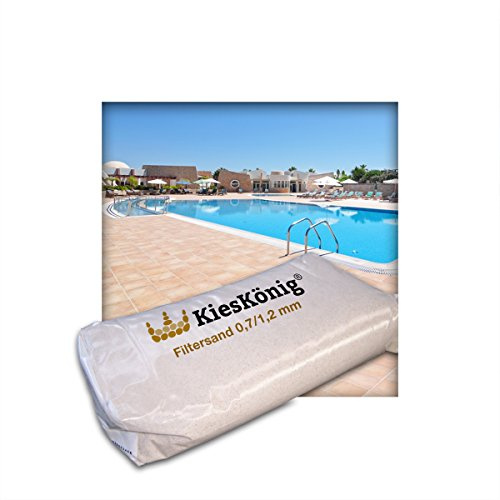 Kieskönig Varianten Filtersand 0,7/1,2 mm (5 kg Sack) 5 kg (1 x 5 kg Sack)
