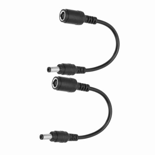 Convertisseur d'adaptateur de chargeur d'alimentation CC 2Pcs, 7.4x5.0mm femelle à 5.5x2.5mm mâle pour ordinateur portable, adaptateur de charge rapide pour ordinateur portable à courte distance 5,9 p