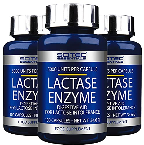 LACTASE Enzyme | Fights Lactose Intolerance | Digestive Aid | Food Supplement for Digests Lactose (300 Capsules)