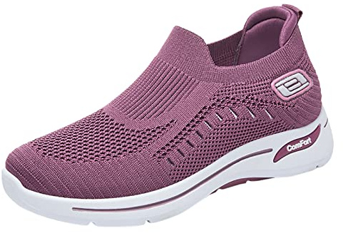 Allbestop Classic Baskets Basses,Basket Sneaker Femme Basket Femme Ete Homme Chaussures Hôpital Mules Chaussures Femme Ete 2023 Chaussure Ete Homme Chaussure Cuir(Violet,39)