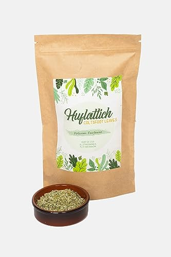 IGART FOOD & WOOD Hästhovsblad Torkade Blad Folium Farfarae Naturliga Örter för Te och Infusion Traditionell Kulinarisk Ingrediens Premiumkvalitet Handförpackad Återförslutningsbar Påse, 1kg