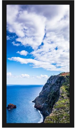 MENNTHUI 10x22 Black Picture Frame, Wall Mounting Horizontally or Vertically, Decoration for Photos, Paintings, Posters, Artwork