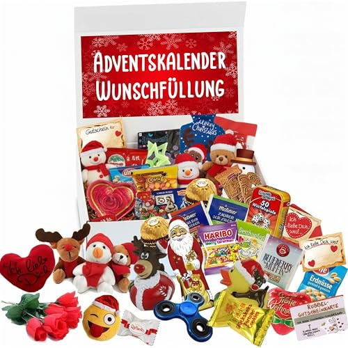 Wunsch-Füllung für Adventskalender zum selber Befüllen - Auswahl aus über 700 Füllartikeln. für Frauen, Männer, Kinder und Partner.