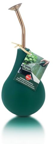 Doccetta a sfera, spruzzatore per innaffiare le piante, doccetta delicata, nebulizzatore mano in rame, nebbia d'acqua e spruzzare i vostri fiori. (240 ml, verde scuro)