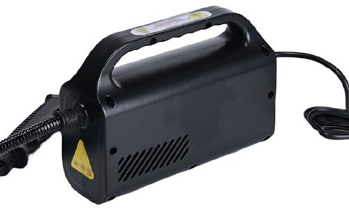 FfiMe Limpiador a Vapor, Limpiador a Vapor portátil, Limpiador a Vapor Multifuncional portátil, Limpiador a Vapor de Alta presión, con Cabezales de Cepillo para Limpieza Profunda de Cocina Black