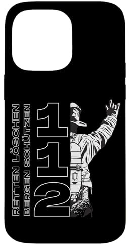 Feuerwehr Retten, Löschen, Bergen, Schützen 112 Herren Mann Hülle für iPhone 14 Pro Max
