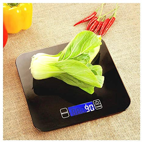 Bilancia da cucina digitale ultrasottile da 15 kg Bilancia da cucina di precisione impermeabile Bilancia per alimenti Bilancia di pesatura Bilancia elettronica (Colore : 5kg/1g) (5kg/1g) (10kg/1g )