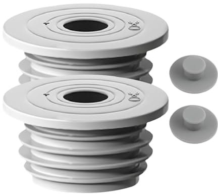 Drain Pipe Seal Cover - 2 Sewer Pipe Floor Drain Seal | Silicone Sewer Plug | Sink Waste Pipe Cover Washing Machine Waste Pipe Seal | Drain Hose Pipe Seal for Kitchen Bathroom