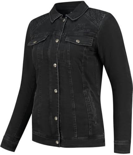 Rusty Stitches Dolly Veste textile de moto pour femmes, schwarz, 46