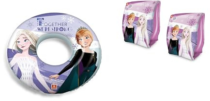 Mondo Toys – Set mit Schwimmflügel und Donut für Kinder Meer Sommer Pool (Frozen)