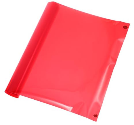GARVALON Scheinwerfer Tönungsfolie 30x120cm Rot Selbstklebend Dehnbar Wasserbeständig Für Auto Scheinwerfer Rücklichter Nebelscheinwerfer Sommer Winter