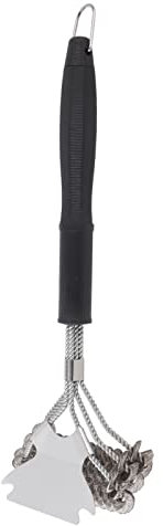 Cepillo de Limpieza para Parrilla, Cepillo para Parrilla de Barbacoa de Alambre de Acero de 16,5 Pulgadas, Accesorios Limpiadores para Parrilla de Barbacoa