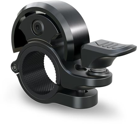 Greallthy Fahrradklingel, Mini Aluminiumlegierung Klingel Fahrrad Super laut Fahrrad klingel, 2025 Neue Aufrüstung Fahrradglocke für MTB Rennrad Ebike Mountainbike, 19-25.4 mm Lenker.