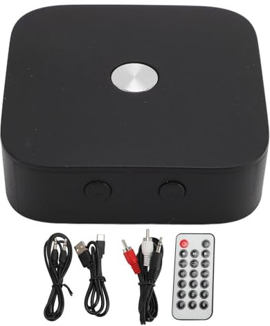 Oreilet NFC Receiver with Remote Control, Wireless Bluetooth 5.0 NFC Sound Receiver for Home Stereo Hi Fi Audio Speaker Music Player