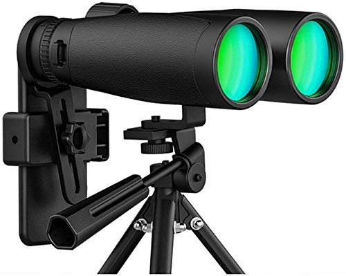 12x50 Fernglas für Erwachsene mit neuem Smartphone-Fotoadapter, mit einfacher Fokussierung bei schlechten Lichtverhältnissen, wasserdichtes Fernglas, mit BAK-4-Prisma, FMC-Objektiv