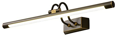 HQHYGM Lampada da Specchio per Bagno in Rame da 55 cm Lampada da Specchio per Bagno Lampada da Trucco Regolabile Lampade Frontali a Specchio da Parete per armadietti a Specchio Toeletta Toilette