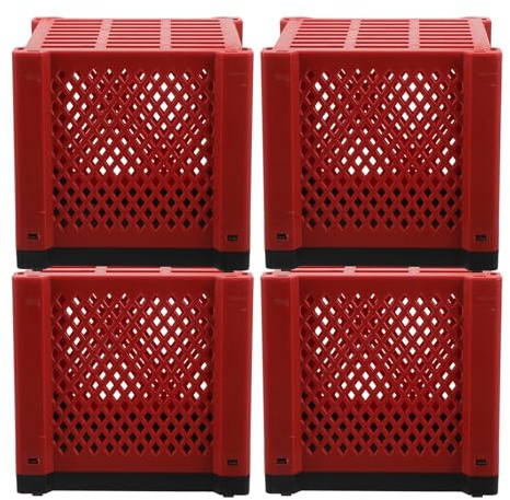 DOITOOL 4 Stück Pack Aquarium Filterwürfel Abs Filterbox Wasserfilterwürfel für Teiche Aquarien Pferdetränken Wiederverwendbar Robust