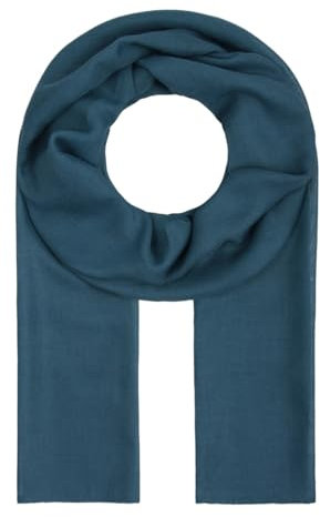 Majea Tuch Lima schmal geschnittenes Damen-Halstuch uni Schal einfarbig Sommerschal Sommer Halstuch (880010) (petrol)