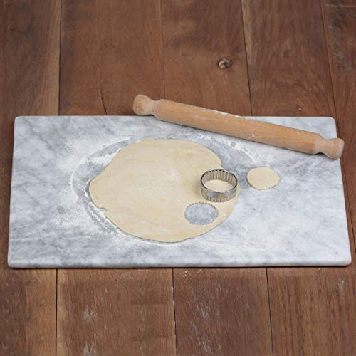 Marble Pastry Board Extra Large 60cm x 40cm Light and Dark