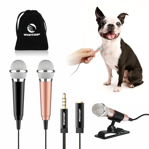 Wootrip YUANON Bluetooth 4 in 1 Karaoke Microfono Wireless Mini microfono di registrazione microfono portatile karaoke, adatto per cantare e registrare