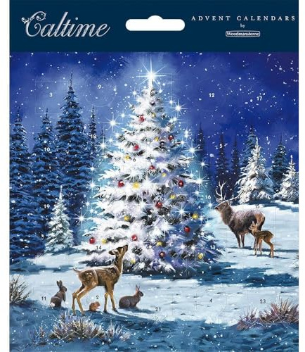 Woodmansterne Snowy Christmas Tree Mini Advent Calendar