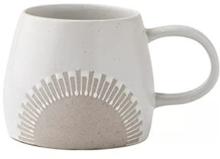 DYPASA Tazas Taza de café con Leche de cerámica Vintage de 450ML, Taza de Gran Capacidad, Taza Creativa for el Vientre Grande Taza de cerámica